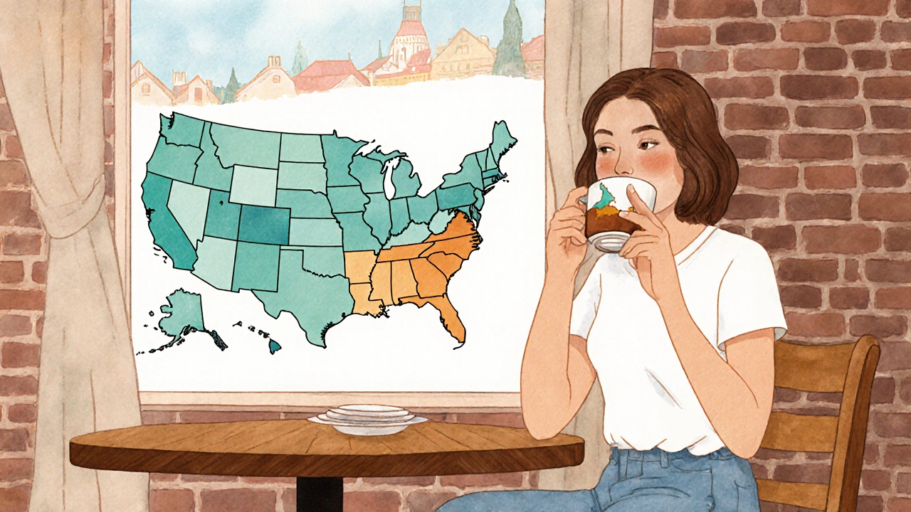 Kde je v USA legální Delta‑8 THC? Přehled států a právní rámec