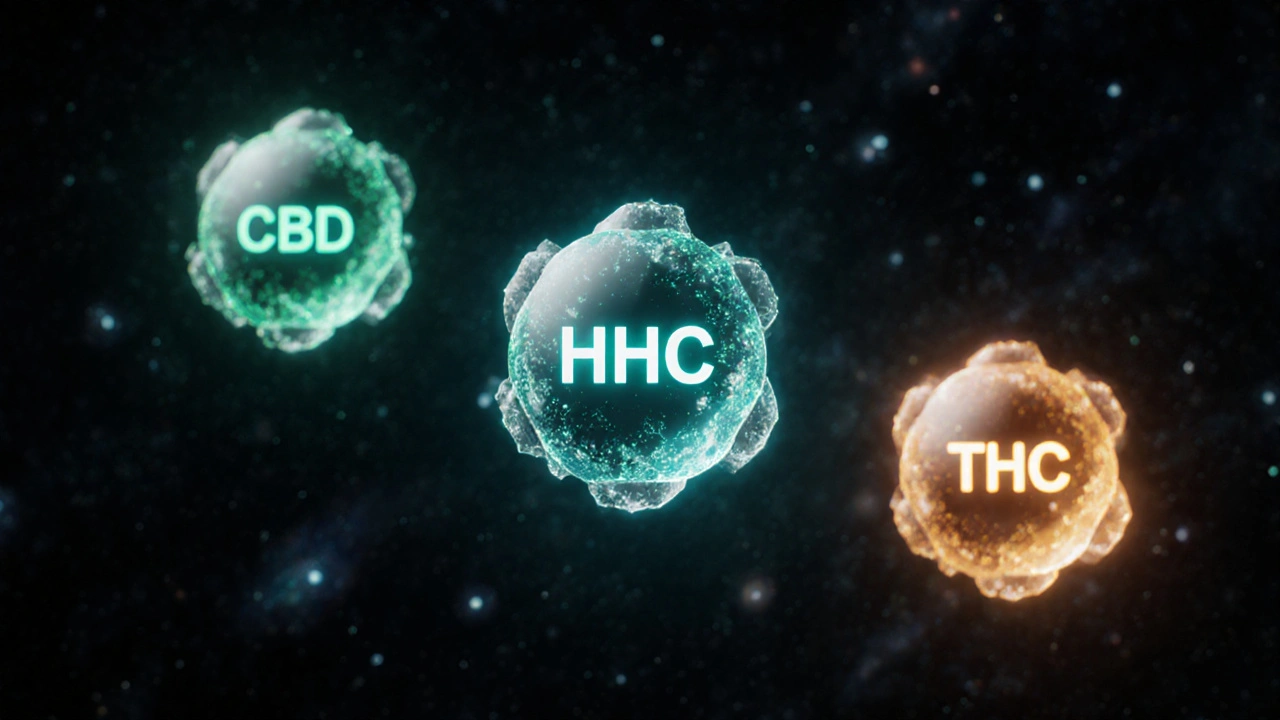 Jaký vliv má HHC? - účinky a srovnání s CBD a THC