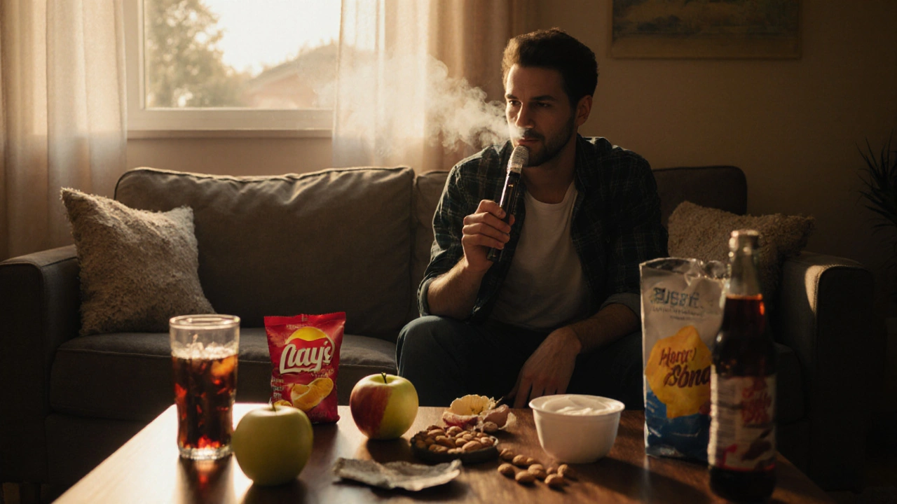 Způsobuje vaping s THC nárůst břišního tuku?