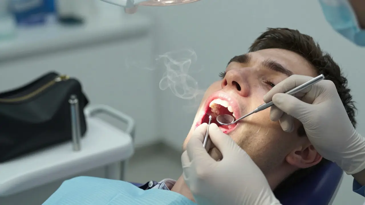 Může zubař zjistit, že vypíte CBD?