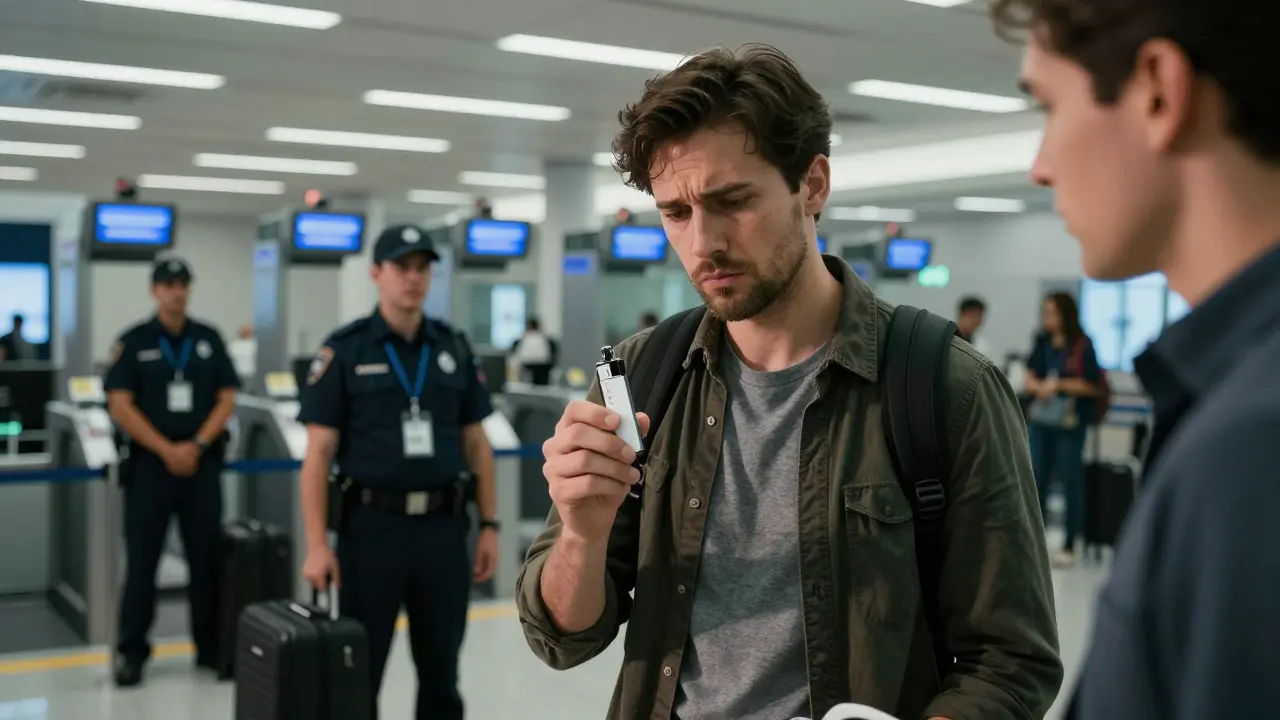 Můžete letět s HHC vape? Co musíte vědět před cestováním