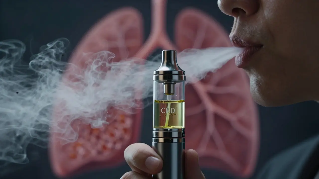 Co dělá kouření CBD na plicy?