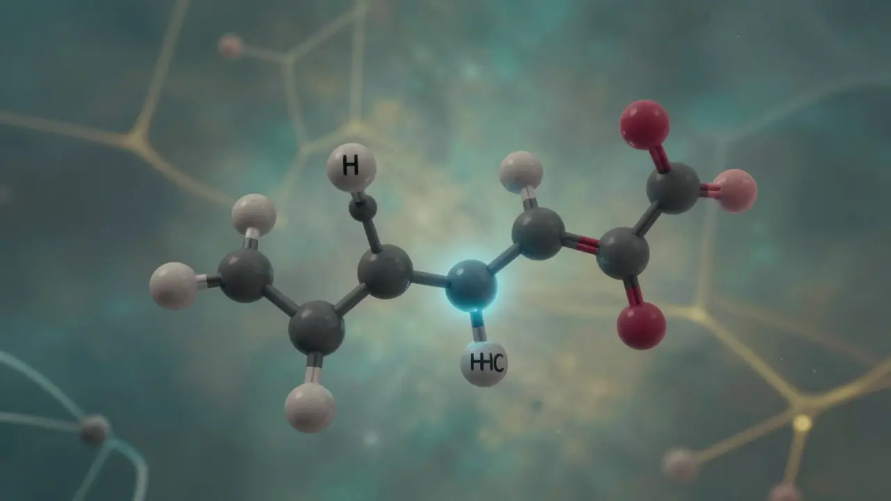 Molekulární struktury HHC a delta 8 se vážou na receptor v kosmickém prostředí.
