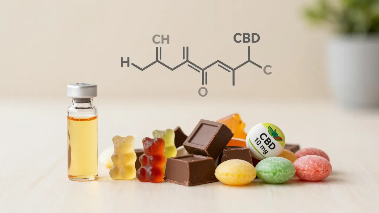 Co je rozdíl mezi edibily a CBD?