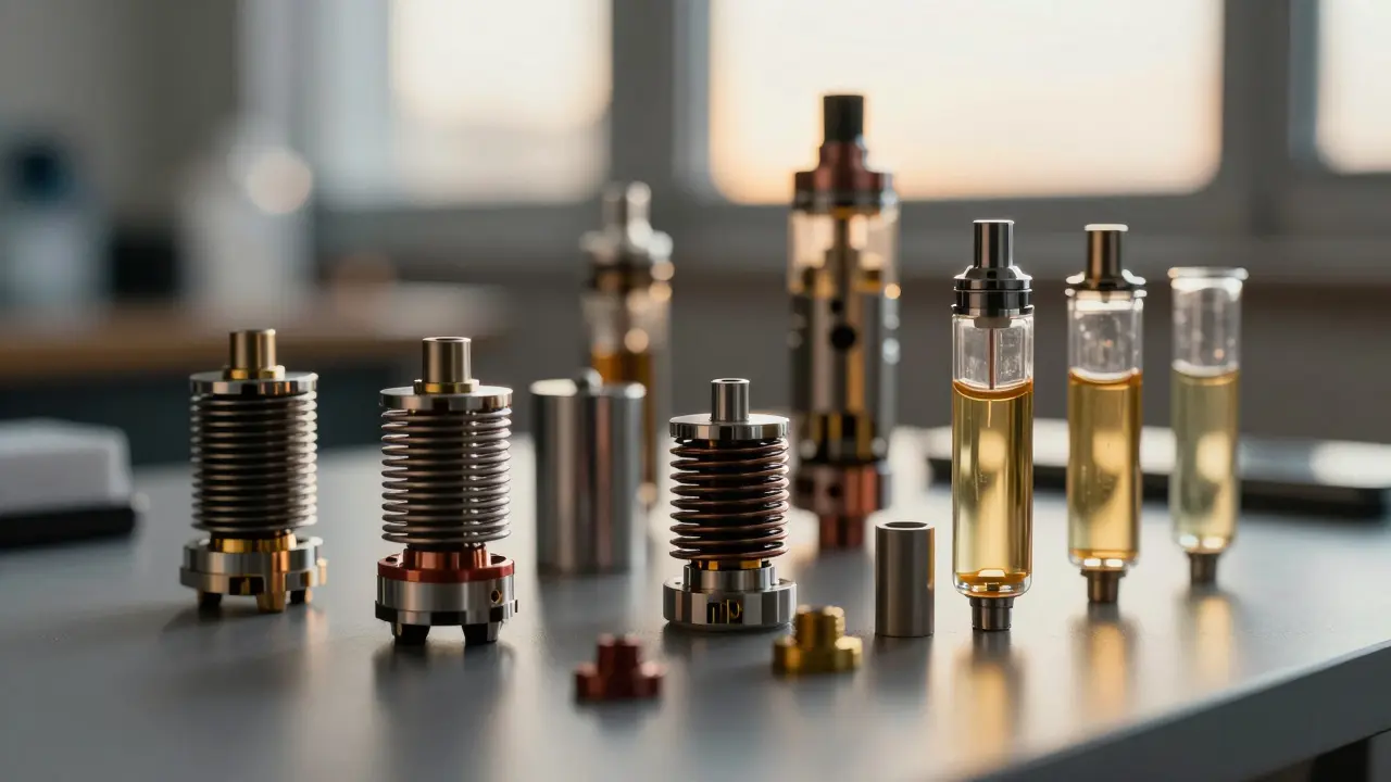 Kvapky v kartráži a elektronické komponenty