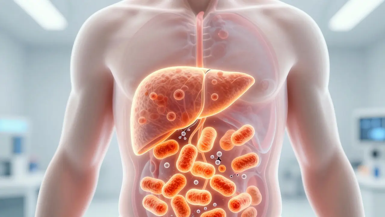 Konceptuální ilustrace ukládání THC metabolitů do tukových buněk