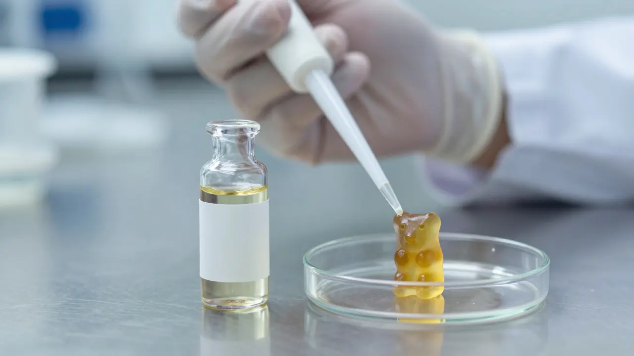 Laboratorní testování čistoty kanabinoidních olejů