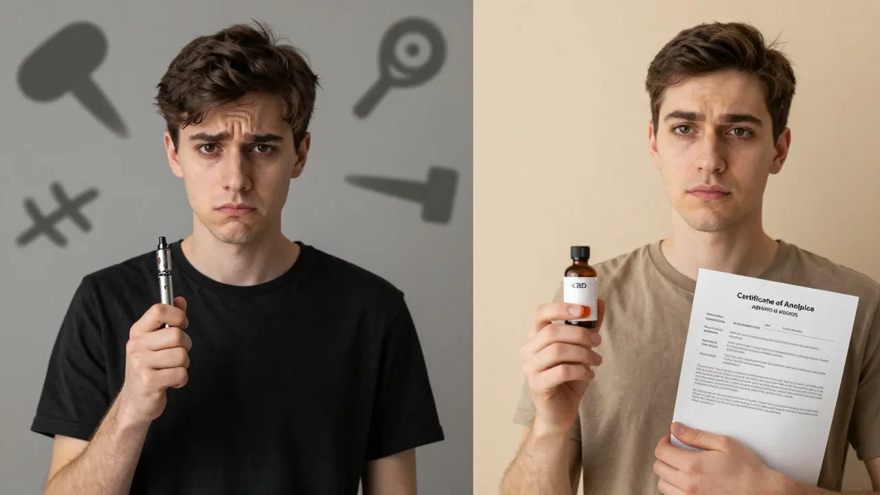 Srovnání rizikového vapingu a bezpečnějších alternativ