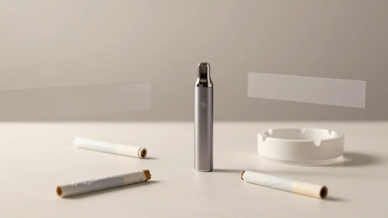 Vaporizér na stole jako symbol snadného přístupu a snížení bariér při konzumaci
