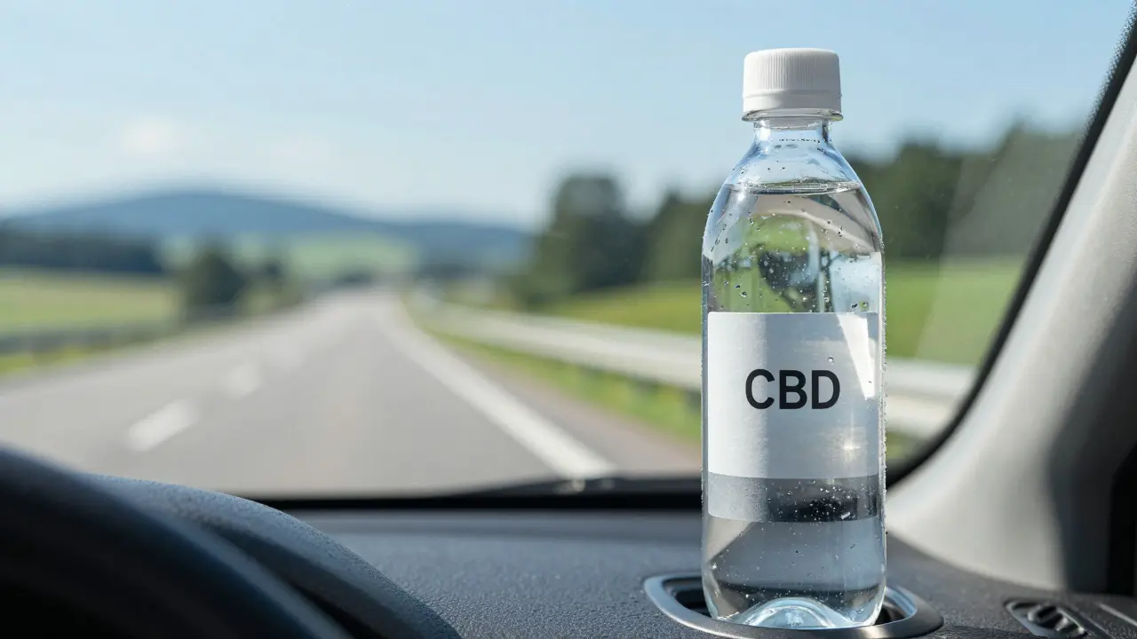 Jízda s CBD vodou: Je to bezpečné a legální v roce 2026?