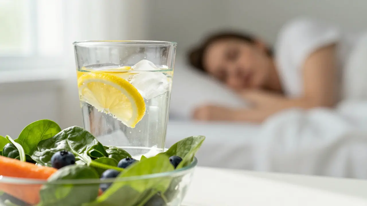 Voda s citronem, salát a spánek pro detoxikaci