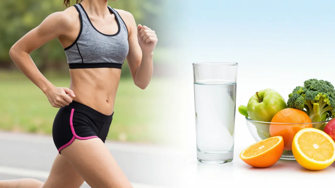 Sportovní aktivita a zdravá strava pro podporu detoxikace