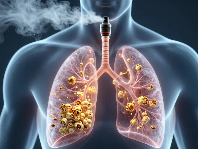 Popcornová plíce při vaping THC: Jak poznat příznaky a rizika